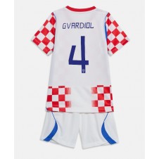 Kroatia Josko Gvardiol #4 Hjemmedraktsett Barn VM 2026 Kortermet (+ korte bukser)